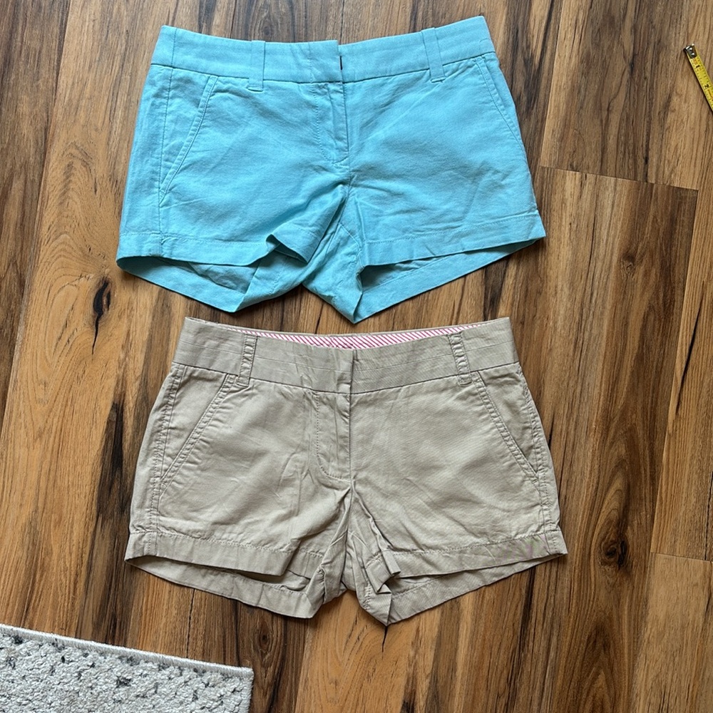 2 pairs of J. Crew shorts
